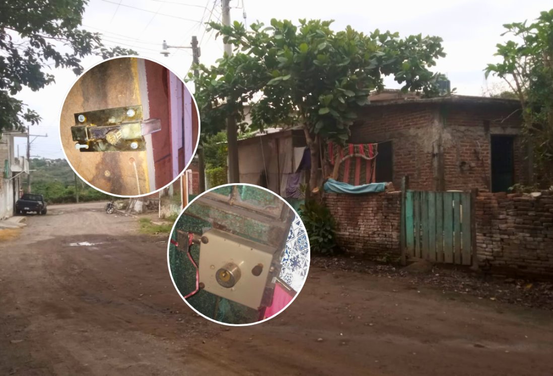 Delincuentes vacían casa en colonia La Joya, Paso de Ovejas