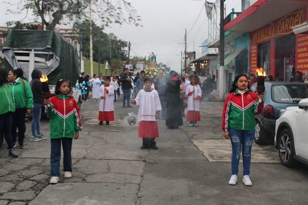 Misantla inicia sus festejos con procesión en honor a San Sebastián