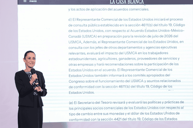 Vamos a actuar en defensa de nuestra soberanía: Claudia Sheinbaum sobre decretos de Donald Trump