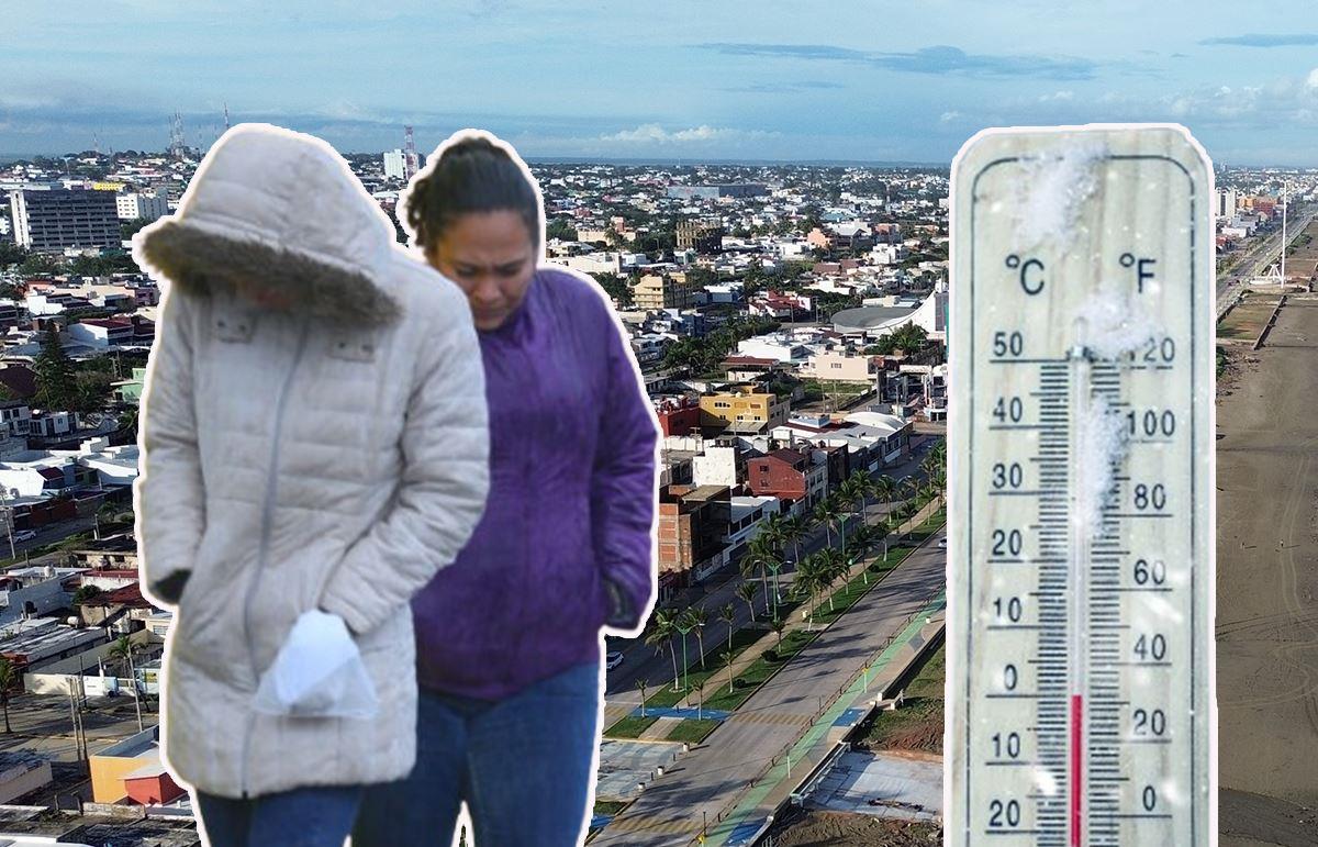 Por Frente Frío 24, termómetro bajaría hasta los 13 grados en Coatzacoalcos ¡tapate bien!