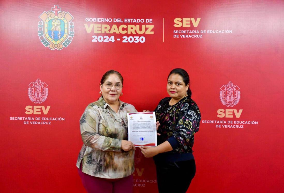 Nidia Nava Palomec asume la dirección de Educación Indígena, anuncia SEV