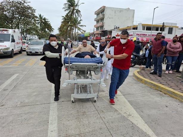 Atropellan a mujer afuera del Hospital Regional de Veracruz