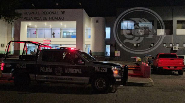 Se registra ataque armado afuera del hospital regional de Poza Rica; trasciende secuestro de funcionario (+VIDEO)