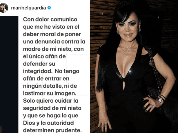 Maribel Guardia en pleito legal por su nieto; nuera destapa infidelidad de su esposo (+Video) 