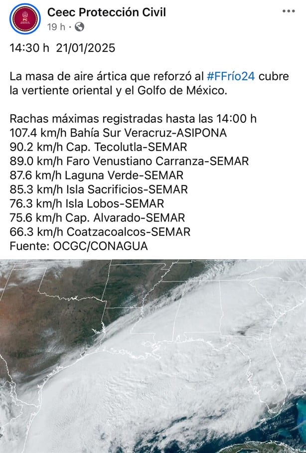 Frente Frío 24: intensas rachas de viento casi destruyen kiosco del parque en Coatzacoalcos | FOTOS