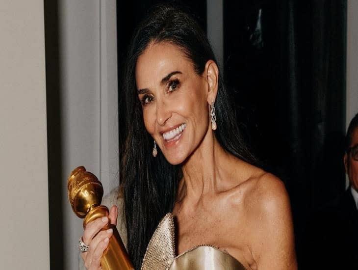 Demi Moore agradece nominación al Óscar por La sustancia