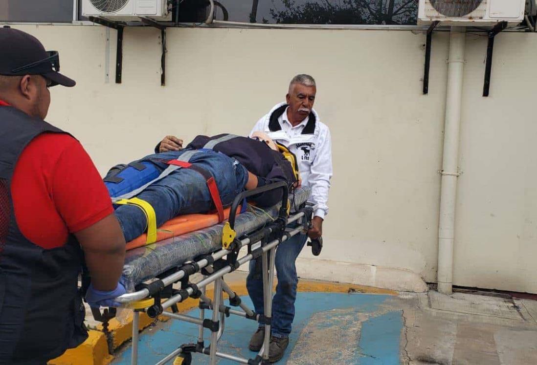 Menor de 15 años resulta gravemente herido en accidente de moto en Cosamaloapan