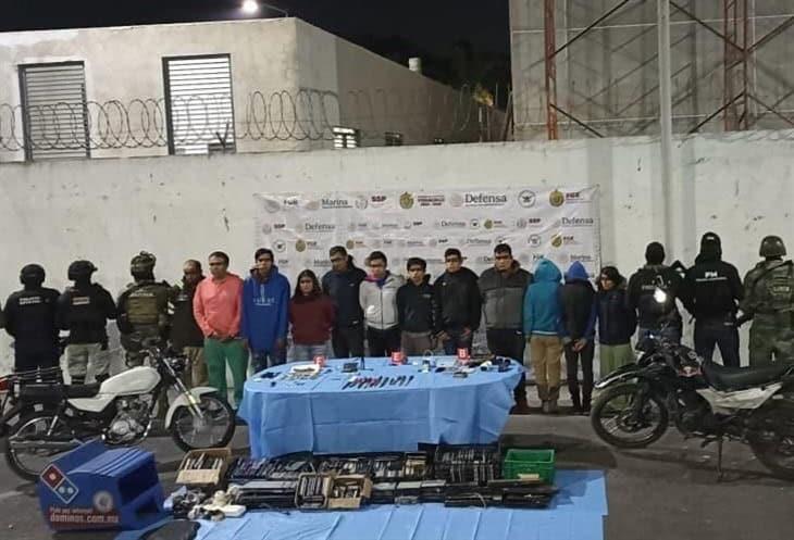 Detienen a 12 personas y aseguran drogas y aparatos en cateos en Orizaba y Mendoza