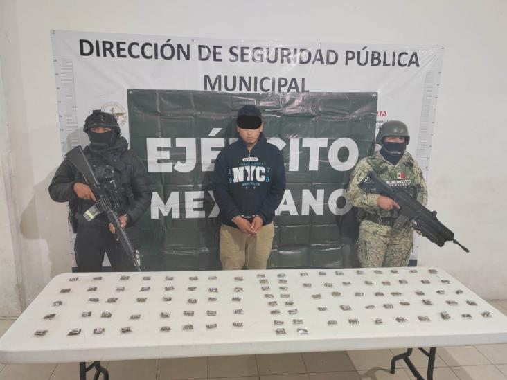 Lo detienen con marihuana en Papantla