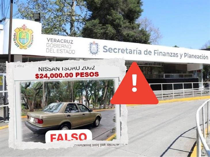 ¡Que no te engañen! Alerta Sefiplan por fraude con falsos remates vehiculares