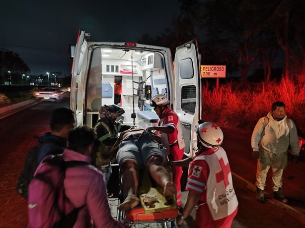 Fallece mujer en hospital; fue atropellada en la carretera Veracruz - Xalapa