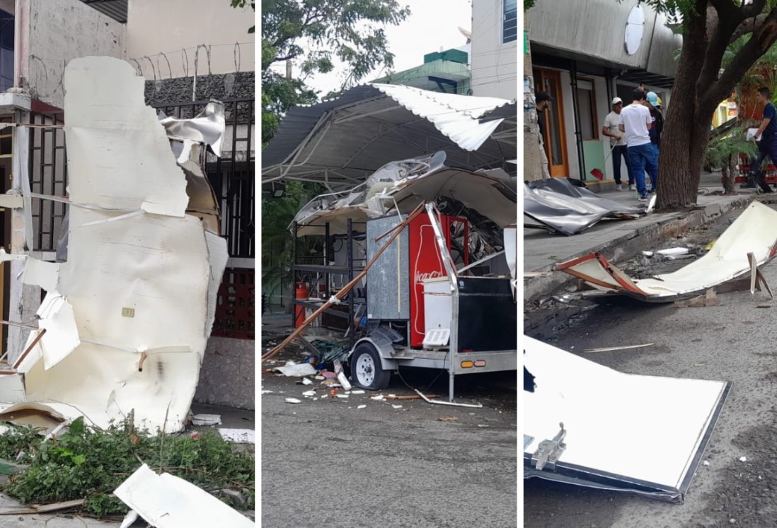 12 departamentos, 4 casas y dos negocios afectados por explosión de remolque en Veracruz