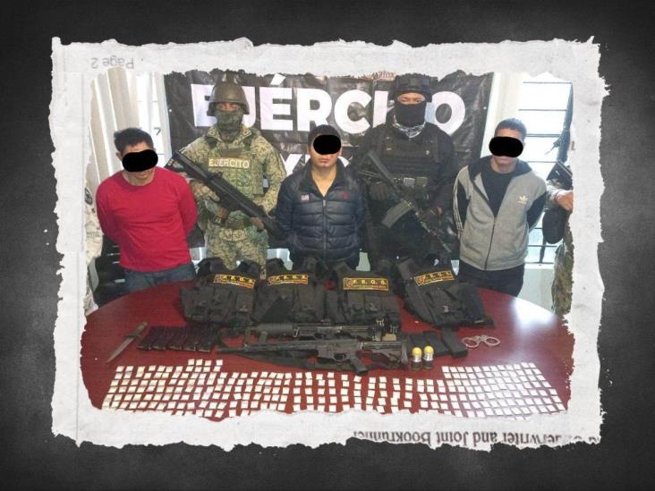 Con armas y drogas; detienen a centroamericanos en Tuxpan