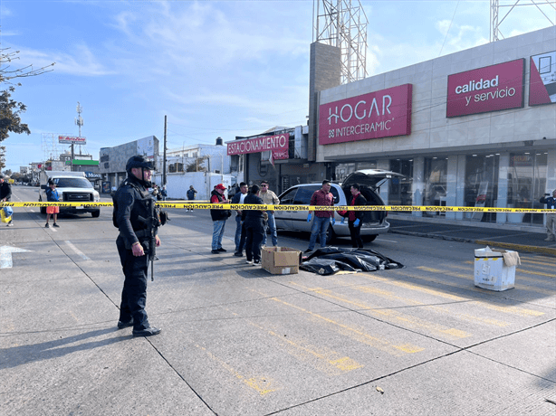 Muere hombre atropellado por camión urbano en el centro de Veracruz