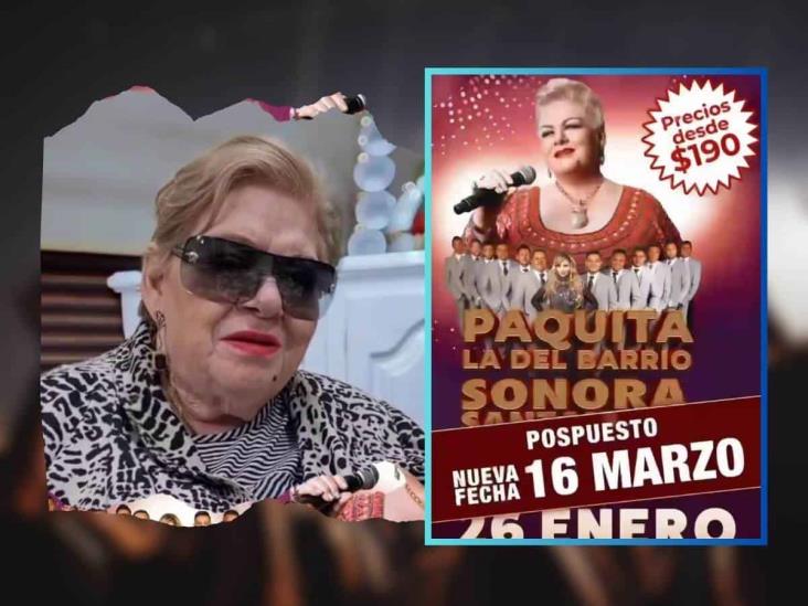 Paquita la del Barrio cancela concierto en el Auditorio Nacional y preocupa a sus fans