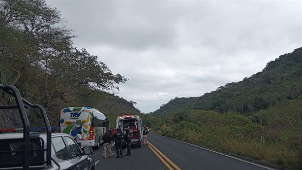 Autobús TRV atropella a ciclista en las curvas de Cerro Gordo