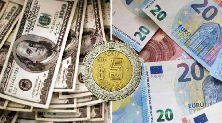 Precio del euro frente al Peso Mexicano en los bancos este 26 de enero