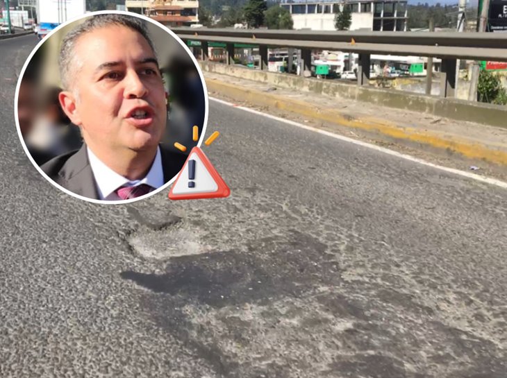 Un bache en Xalapa no puede permanecer 6 meses sin ser reparado: Iván Martínez Olvera