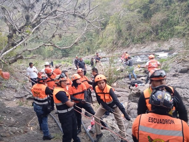 Tragedia en Cerro Gordo: Joven xalapeño pierde la vida al caer de cascada