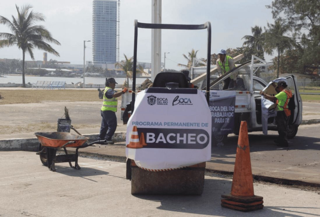 Programa Permanente de Bacheo en Boca del Río