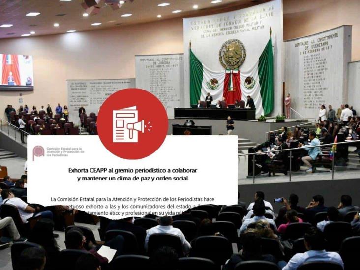 ¿Cambios en la CEAPP? Reaccionan en Congreso de Veracruz a polémico boletín