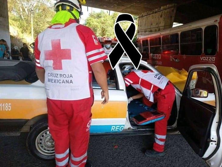 Tenía 22 años; fallece taxista que protagonizó accidente en puente de Tranca de Tubos