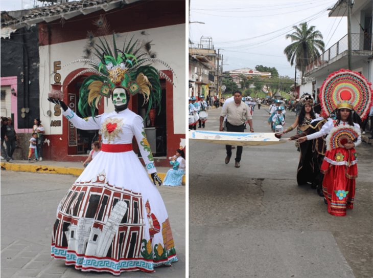 Con desfile, celebran aniversario de Misantla; 461 años de su fundación