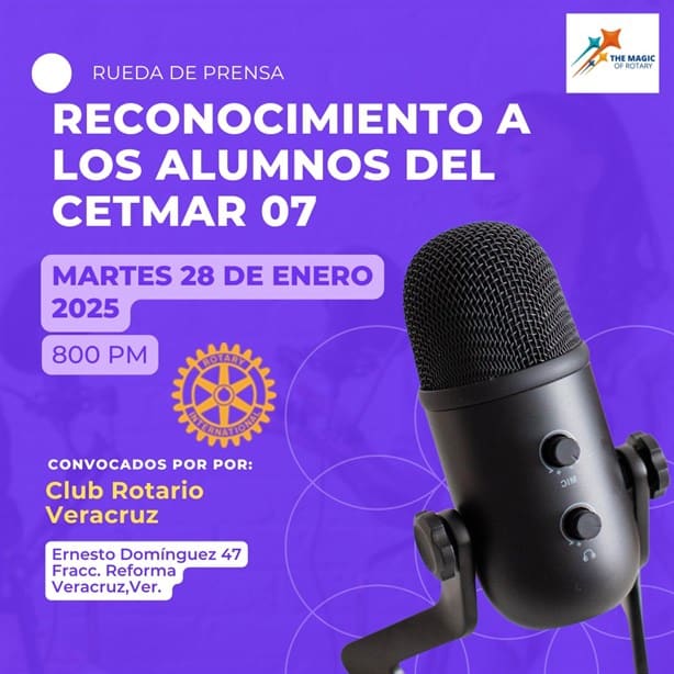 Festeja el Club Rotario Veracruz el reconocimiento Fundación Zayed al Cetmar no. 7