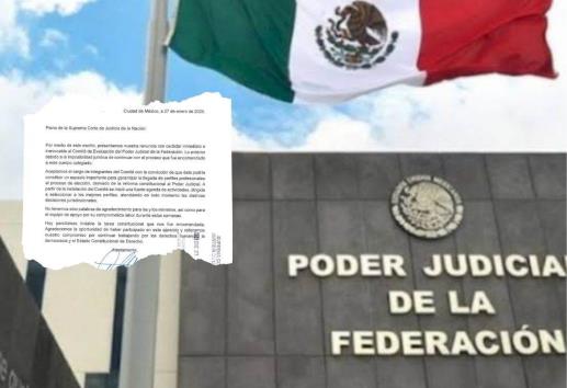 Se complica elección judicial tras renuncia del Comité de Evaluación