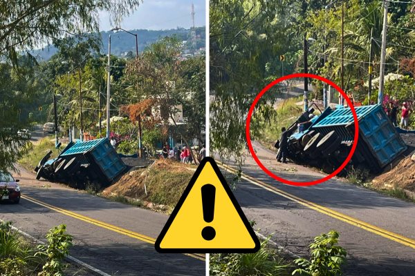 Olvida poner freno de mano provoca accidente en carretera Veracruz-Xalapa
