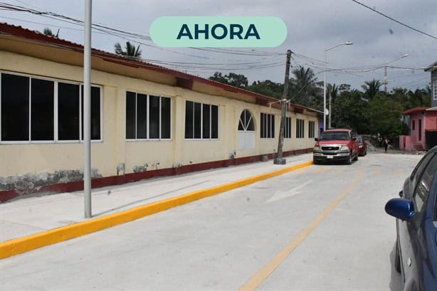 Paty Lobeira inaugura obra de rehabilitación con concreto hidráulico en Los Predios