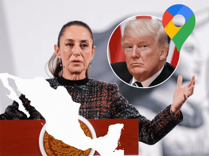 Claudia Sheinbaum enviará carta a Google por cambio de nombre al Golfo de México  (+VIDEO)