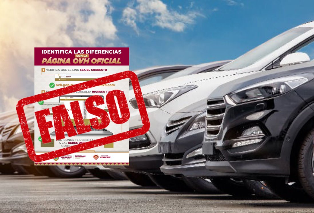 Derecho Vehicular Veracruz 2025: así puedes identificar si entraste al portal falso para realizar tu pago