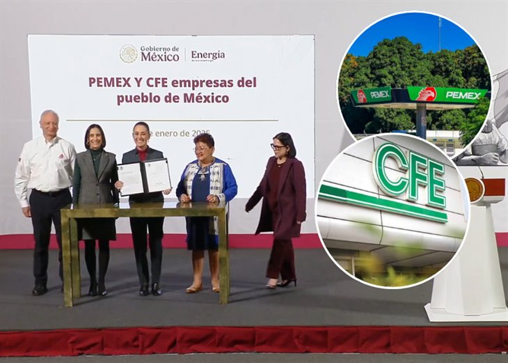 Presidenta firma leyes secundarias en materia energética; Pemex y CFE serán empresas públicas del Estado