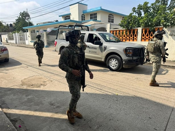 Presunta casa de seguridad en Poza Rica; realizan fuerte operativo