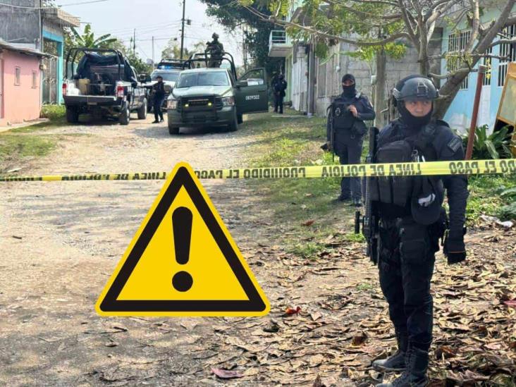 Presunta casa de seguridad en Poza Rica; realizan fuerte operativo