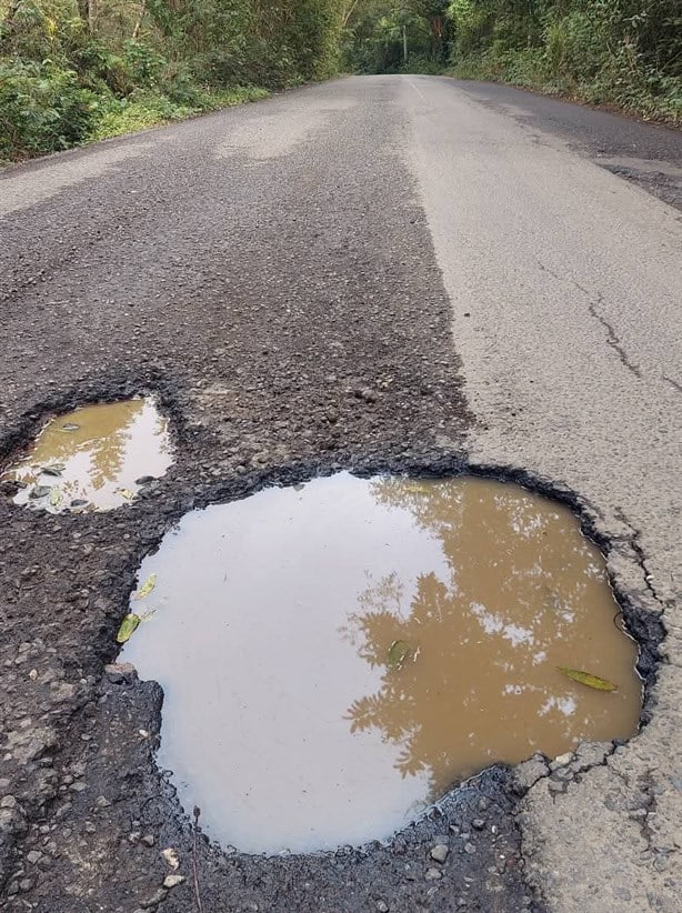 Carreteras en ruinas: el calvario de los conductores en Yecuatla