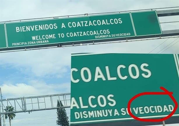 Esto opinaron los porteños de los errores en nuevas señaléticas de Coatzacoalcos