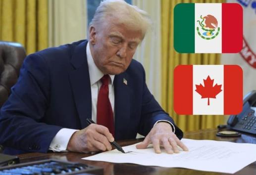 Donald Trump confirma aranceles del 25% a México y Canadá a partir de febrero
