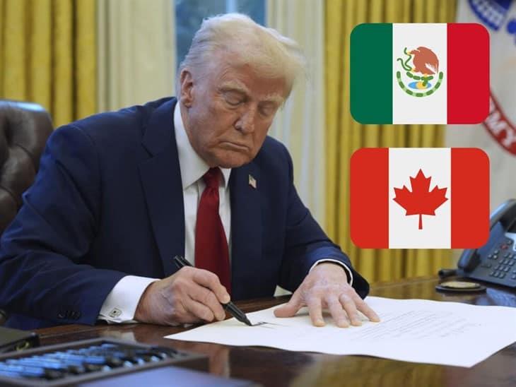 Donald Trump confirma aranceles del 25% a México y Canadá a partir de febrero