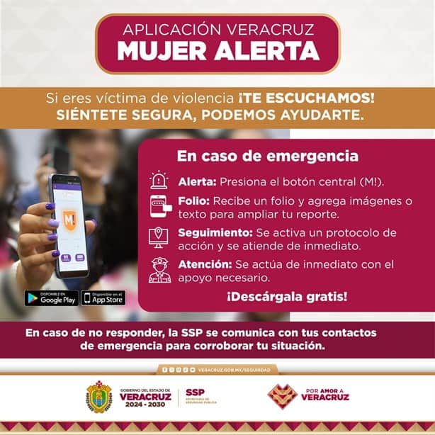 Mujer Alerta Veracruz: así funciona la app si te encuentras en peligro