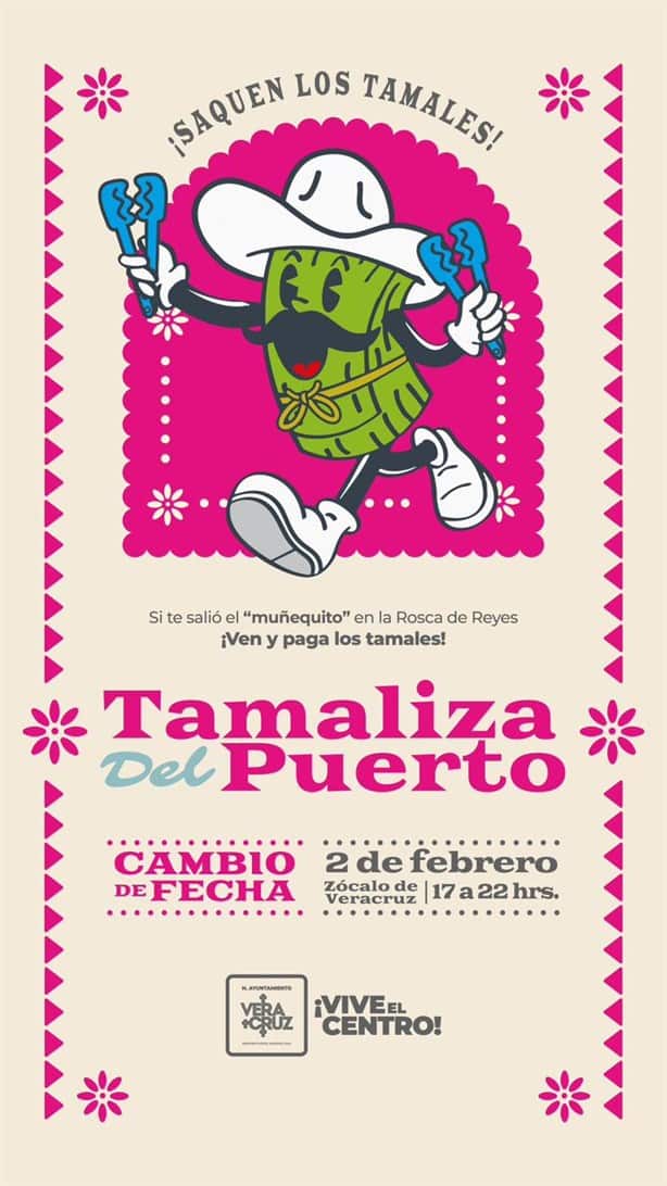 Cambia de fecha el Festival del Tamal en el Puerto de Veracruz