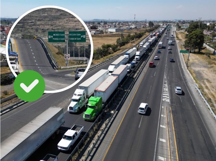 Reabren parcialmente la autopista Veracruz-Puebla, tras derrumbe y meses de reparación (+VIDEO) 