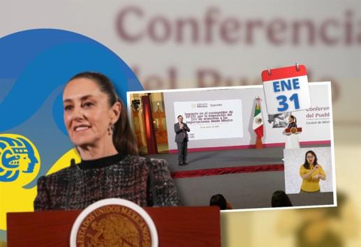 Lo mejor de la conferencia mañanera de Claudia Sheinbaum hoy 31 de enero 