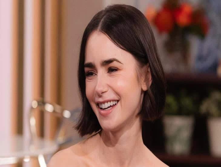 Lily Collins debuta como mamá de una niña