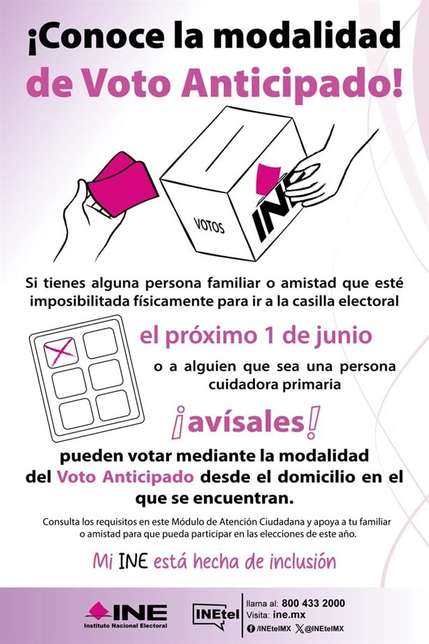 Así puedes registrarte para el voto anticipado del INE en Veracruz (+VIDEO)