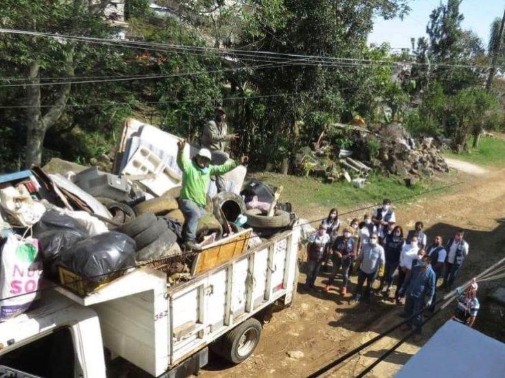 En Xalapa, jornadas de descacharrización contra el dengue