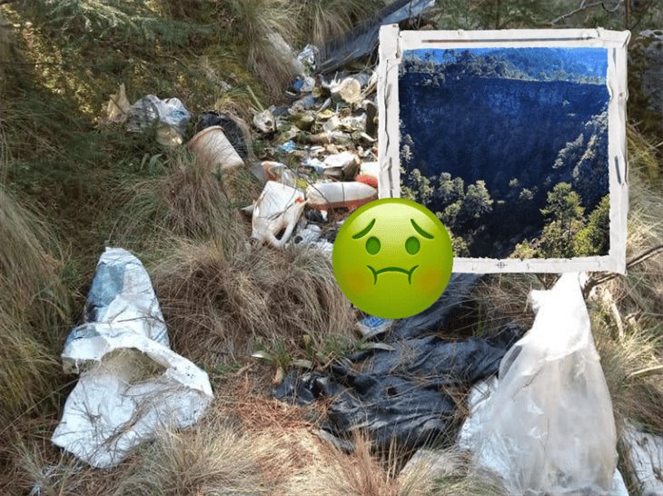 Siguen tirando toneladas de basura en el Cofre de Perote y el Volcancillo: montañistas