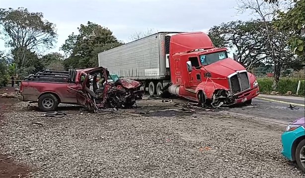 Se registra fuerte accidente en la carretera Tlapacoyan-Martínez