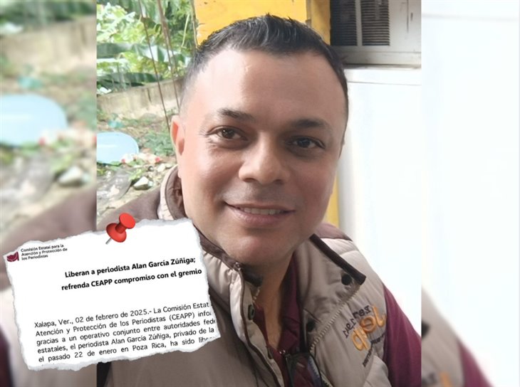 Liberan a Alan García Zuñiga, periodista secuestrado en Poza Rica